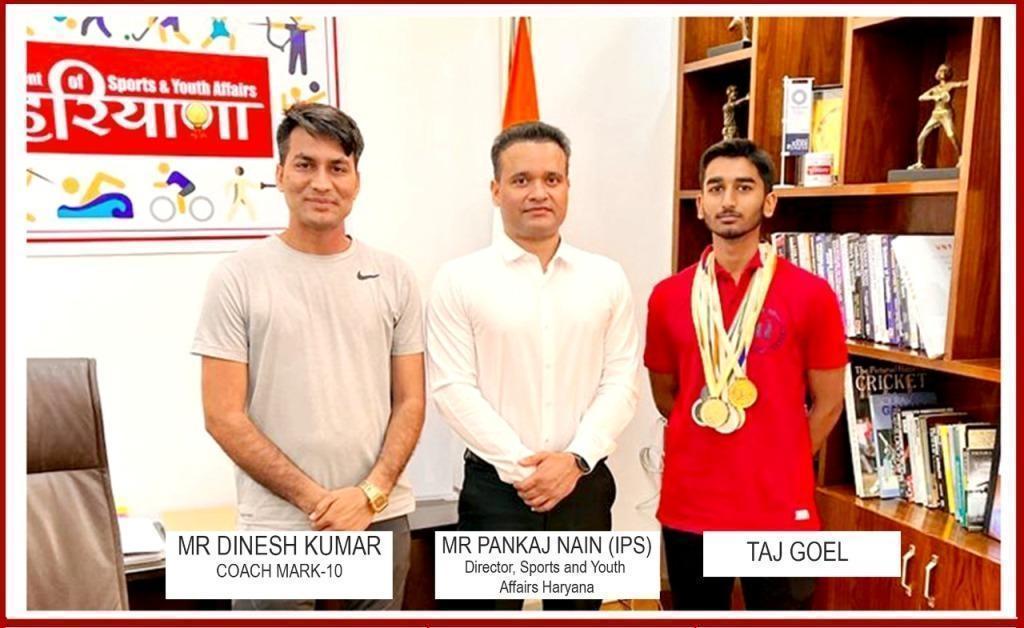 Taj Goel got selected for the Indian Shooting Team