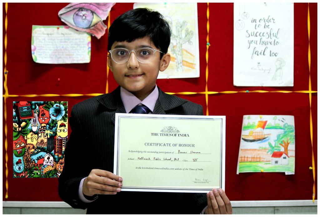 Certificate of Honour | THE TIMES OF INDIA