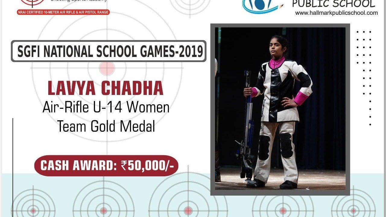 Gold Medals in SGFI National School Games-2019